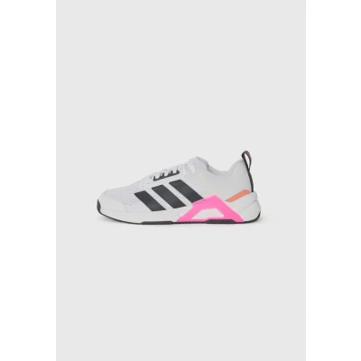 Afbeelding van adidas Performance Dropset Control Trainingsschoen, Dames, Maat: 37 1/3, Ftwr white/grey five/shock pink Textiel