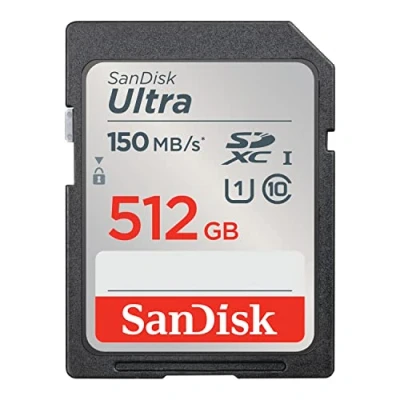 Image de SanDisk SDXC Ultra 512 Go 150 mo/s