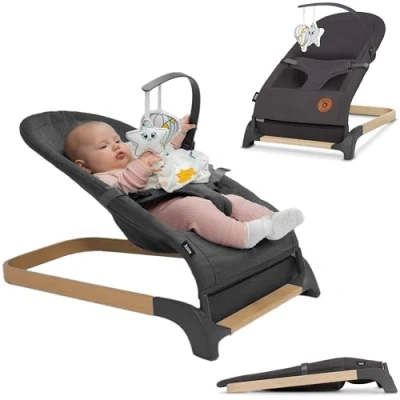 Afbeelding van Lionelo June Babyschommel tot 9 kg 3 punts veiligheidsgordels Lichtgewicht