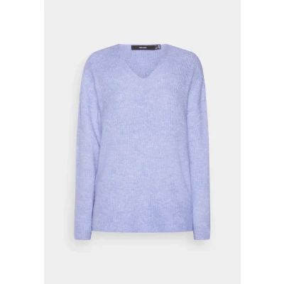 Afbeelding van VERO MODA VMCREWLEFILE LS V NECK BLOUSE NOOS Dames Trui Maat S