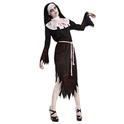 Afbeelding van Boland Kostuum Zombie Nun (XL) Volwassenen Zombie;Non Halloween Non Horror