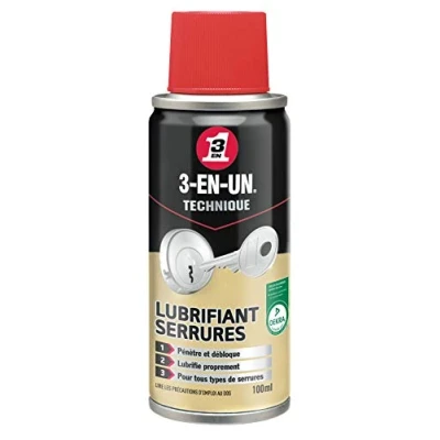Afbeelding van 3 EN UN Techniek smeermiddel slot aerosol smeert schoon voor alle soorten cilinders, 100 ml