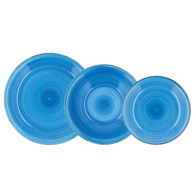 Afbeelding van Vita Quid serviesset 18 delig Blauw