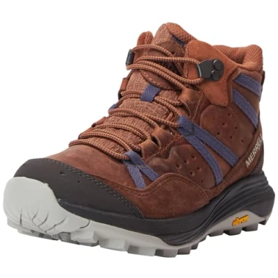 Afbeelding van Merrell Siren 4 Traveller Mid Wp wandelschoenen voor dames, Fluwelen walnoot