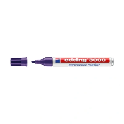 Image de Edding 3000 marqueur permanent (1,5 3 mm ogive) violet