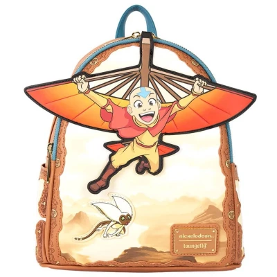 Afbeelding van Loungefly Nickelodeon by Mini Backpack Avatar: The Last Airbender Aang Glider Staff Bags
