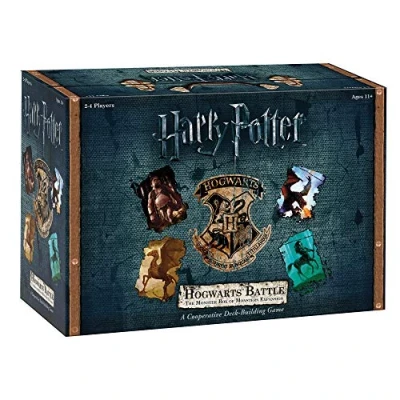 Afbeelding van Hogwarts Battle The Monster Box of Monsters Expansion Card Game Uitbreiding naar Harry Potter Deckbuilding Met nieuwe vaardigheden en kaarten Officieel gelicentieerd
