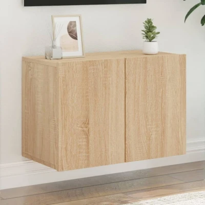 Afbeelding van Tv meubel wandgemonteerd 60x30x41 cm sonoma eikenkleurig