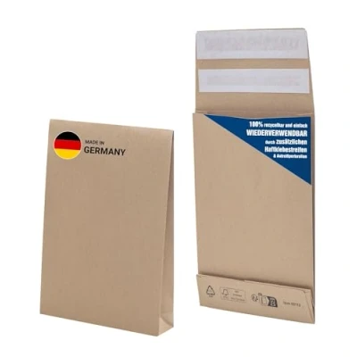 Afbeelding van E green Enveloppen Met Blokbodem, Ft 229 X 162 40 + 86 Mm, Doos Van 250 Stuks