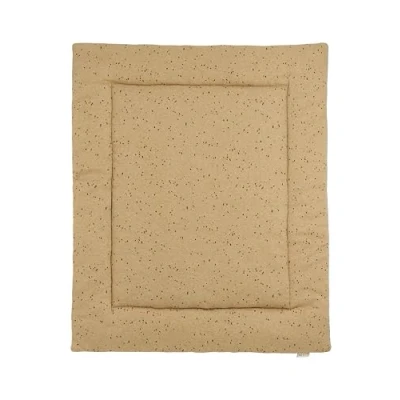 Afbeelding van Meyco Boxkleed Rib Mini Spot Toffee Melange
