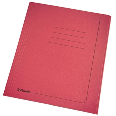 Afbeelding van Esselte Manilla, Manila map, A4, Karton, Rood, Mat, 25 vel