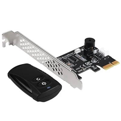 Afbeelding van SilverStone SST ES02 PCIe 2,4 G draadloze afstandsbediening voor het in en opnieuw opstarten van de computer, geïntegreerde pc luidspreker,