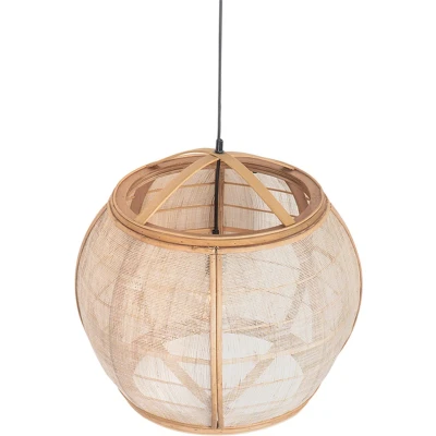 Afbeelding van QAZQA Oosterse hanglamp bruin 50 cm Pascal