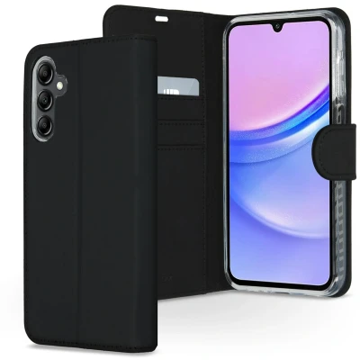 Afbeelding van Accezz Hoesje Geschikt voor Samsung Galaxy A15 (5G) / (4G) Met Pasjeshouder Wallet Softcase Bookcase Zwart