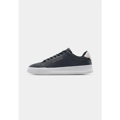 Afbeelding van Tommy Hilfiger Th Court Lth Detail Ess Fm0fm05367 Sneakers voor heren, Blauw, 40 EU