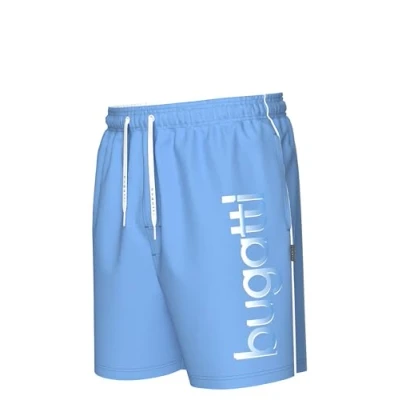 Afbeelding van bugatti® Zwemshorts voor heren in blauw, groen, marineblauw, rood, zwart of turquoise, Blauw (Mare)