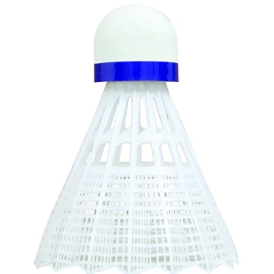 Afbeelding van Talbot Torro Badminton Shuttles Tech 350 Wit/blauw 3 Stuks