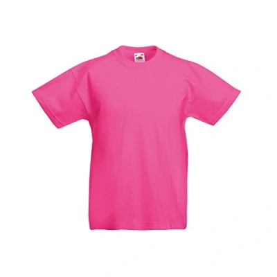 Afbeelding van Fruit Of The Loom Originele T shirt met korte mouwen voor kinderen / kinder (Fuchsia)