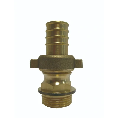 Afbeelding van DVC Messing 3/3 Kopp.+ Moer 1&quot; X 32 Mm