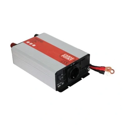 Afbeelding van Carpoint Omvormer 12V&gt;230V 1000W accu kabel 0510353