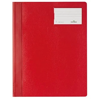 Afbeelding van Snelhechter Durable A4 PVC etiketvenster rood