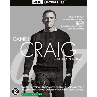 Afbeelding van James Bond Daniel Craig Collection 5 Films (4K Ultra HD Blu ray)