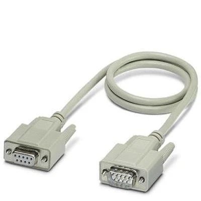 Image de Câble sub d préconfectionné [1x femelle 9 pôles 1x mâle pôles] 2.00 m blanc phoenix contact vs 09 dsub 2
