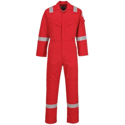 Afbeelding van Overall Vlamvertragend antistatische 350gr Rood FR50 Portwest