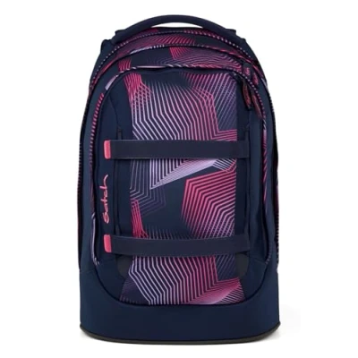 Afbeelding van satch Schoolrugzak met laptopvak Pack Seismic Pink Roze