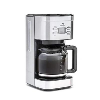 Image de Cafetière programmable acier inoxydable family coffee grande capacité 15 tasses