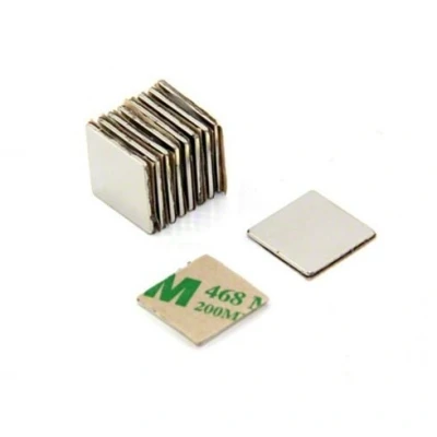 Afbeelding van Magnetastico 10 x Sterke zelfklevende magneet 20 1 mm neodymium N52 magneten zelfklevend met 3M plakband Plakmagneet Magnetische platte kleverige