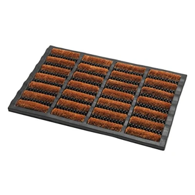 Afbeelding van Addis, rubberen antislip deurmat met duurzame kokos borstels. 40 x 60 cm