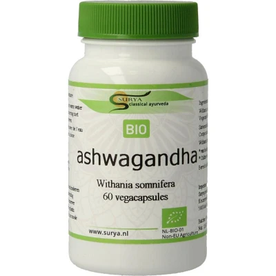 Afbeelding van Surya Aswagandha bio 60 capsules