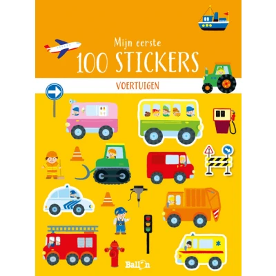 Afbeelding van Uitgeverij ballon mijn eerste 100 stickers voertuigen