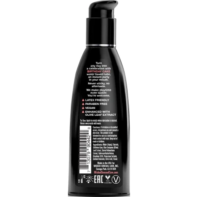 Afbeelding van Wicked Sensual Care Glijmiddel Birthday Cake 60Ml