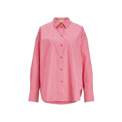 Afbeelding van JJXX Jamie LS Relaxed Poplin NOOS Overhemdblouse, Dames, Maat: Small, Cerise