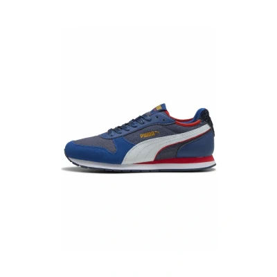 Afbeelding van Puma Sneakers laag, Maat: 40.5, Navy white clyde royal fierce red Kunststof