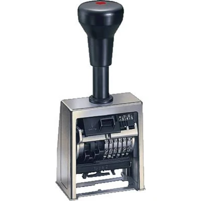 Afbeelding van Reiner Numeroteur B6 Pagineerstempel 23 x 6 mm (bxh) Chroom, Zwart