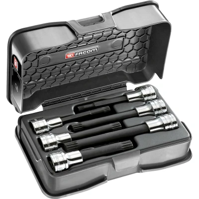 Image de FACOM SV.LJ6B jeu de douilles longues et extra pour tournevis 1/2&quot; XZN en coffret 6 pièces