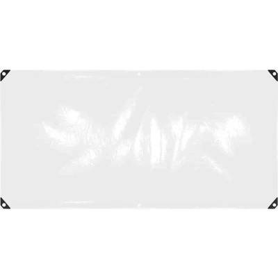 Afbeelding van vidaXL Doorzichtig zeildoek met zeilringen 1x2 m PVC