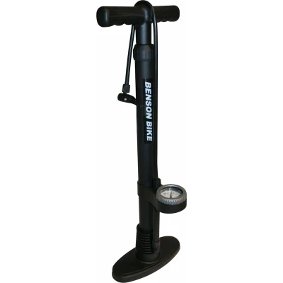 Afbeelding van Benson Fietspomp Profi + Manometer Auto en Hollands Ventiel Max 11 Bar