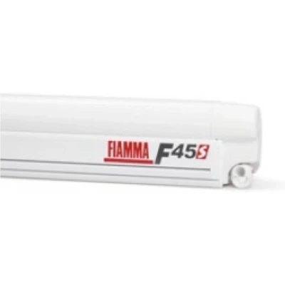Afbeelding van Fiamma F45 S 375 Cassetteluifel Polar White Royal Grey Grijs Cassetteluifels
