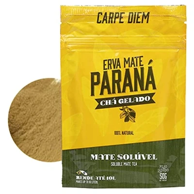 Afbeelding van 🌿Yerba Maté Parana Roasted oplosbaar 50 g + geschenkmonster (50 g): rijk aan antioxidanten en vitaminen, versnelt de stofwisseling zonder suiker