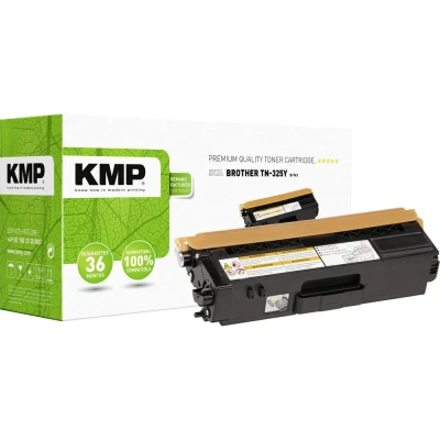 Afbeelding van KMP Compatibel Tonercassette B T41 vervangt Brother TN 325Y, TN325Y Geel