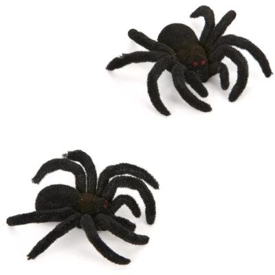 Afbeelding van WIDMANN Set van twee Halloween spinnen Decoratie &gt; beeldjes