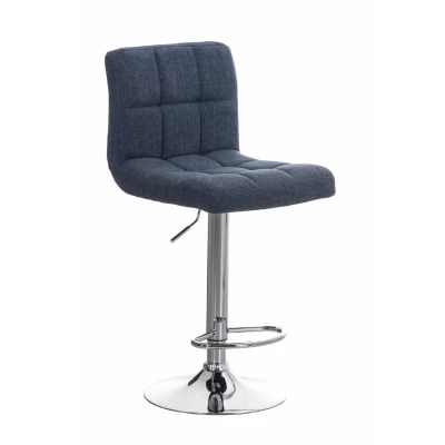Afbeelding van Barkruk Pielavesi Stof, Blauw