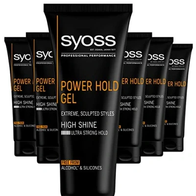 Afbeelding van 6x Syoss Power Hold Styling Gel 250 ml