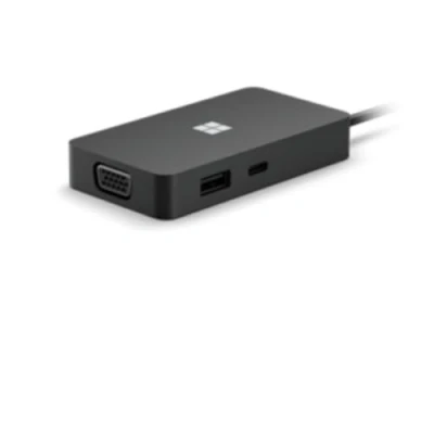 Afbeelding van Microsoft Surface Travel Hub (USB C, 1 Havens), Docking station + USB hub, Zwart