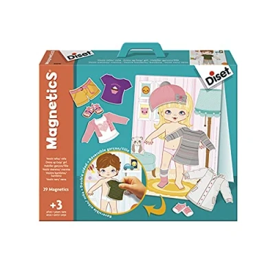 Afbeelding van Diset Magnetics educatieve set met magnetische onderdelen voor kinderen vanaf 3 jaar