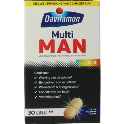 Afbeelding van Davitamon Compleet Man 30 tabletten